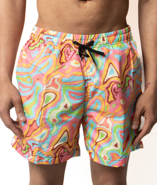 "PSYCHO" Swim Trunks