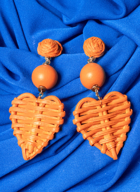 "Orange Your Heart" Earrings