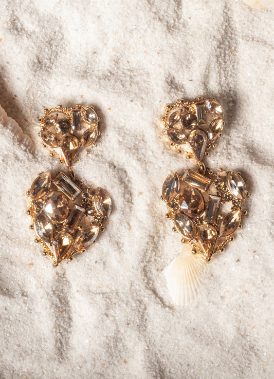 "Shattered Hearts" Earrings