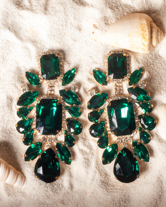 "Emerald Affair" Earrings