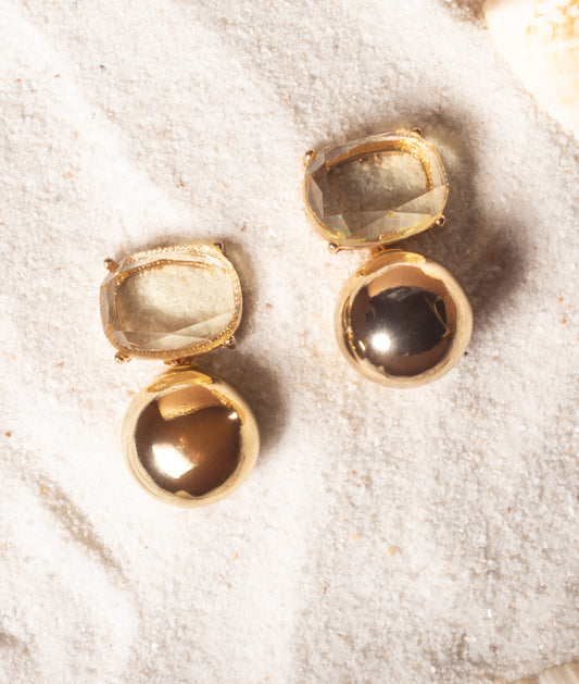 "Golden Ball" Earrings