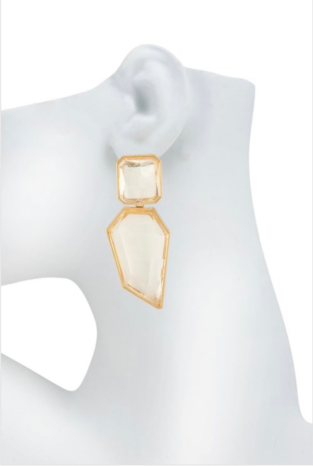 "Golden Glass" Earrings