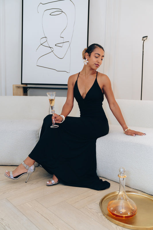 "Myriah's Anchor" Captain's Dinner Maxi Dress