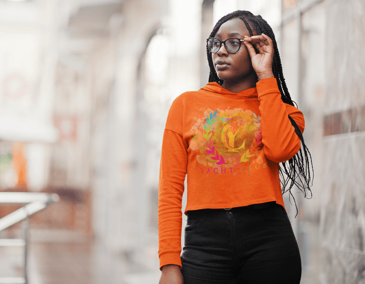 "YC" Relentless Cropped Hoodie - Yacht Club Access