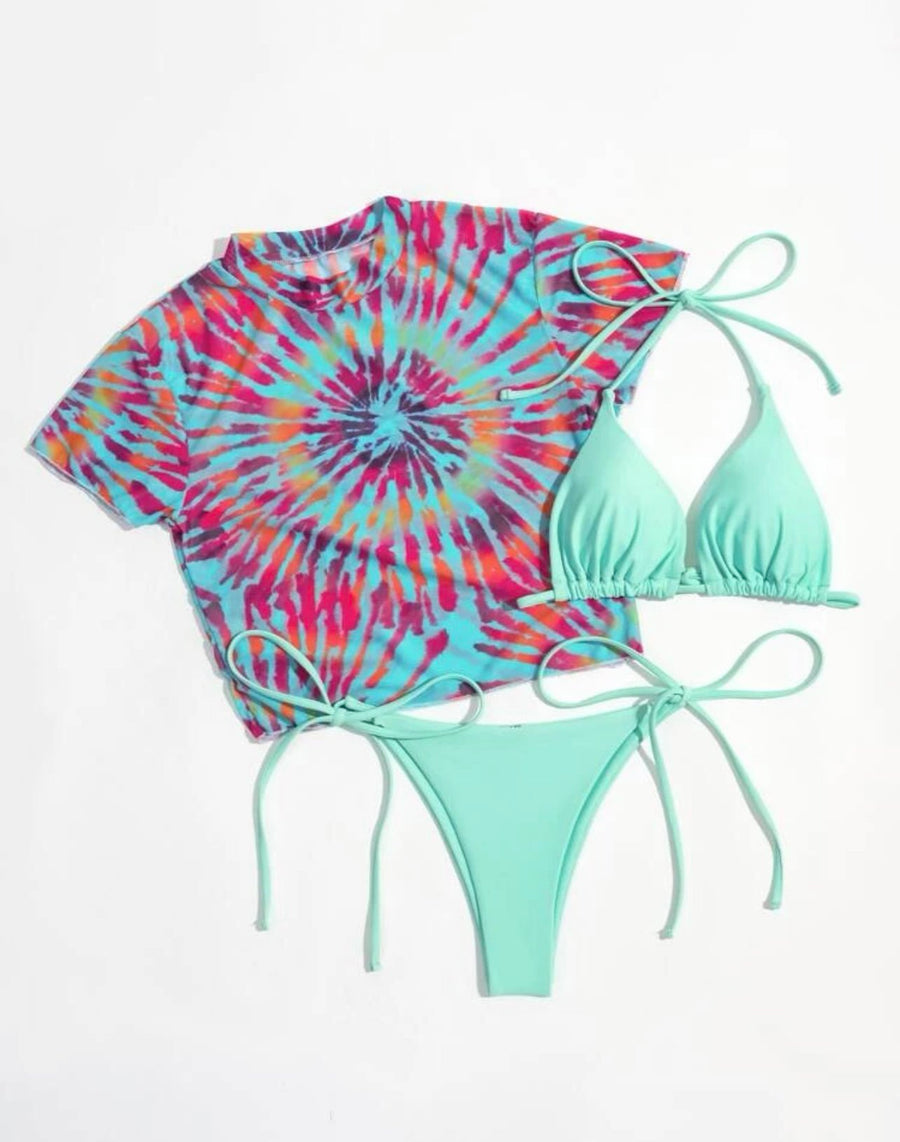 "KALEIDOSCOPE" 3PC BIKINI SET
