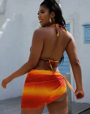 "JAMAICA ME ALREADY" 3 PC BIKINI SET